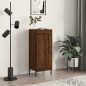 vidaXL Aparador madera de ingeniería marrón roble 34,5x34x90 cm