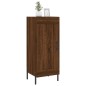 vidaXL Aparador madera de ingeniería marrón roble 34,5x34x90 cm