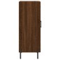 vidaXL Aparador madera de ingeniería marrón roble 34,5x34x90 cm