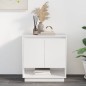 vidaXL Aparador de madera contrachapada blanco 70x41x75 cm vidaXL Aparador de madera contrachapada blanco 70x41x75 cm