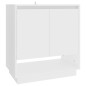 vidaXL Aparador de madera contrachapada blanco 70x41x75 cm vidaXL Aparador de madera contrachapada blanco 70x41x75 cm