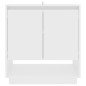 vidaXL Aparador de madera contrachapada blanco 70x41x75 cm vidaXL Aparador de madera contrachapada blanco 70x41x75 cm
