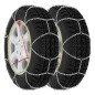 vidaXL Cadenas de nieve para ruedas de coche 2 unidades 9 mm KN130 