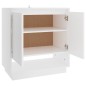 vidaXL Aparador de madera contrachapada blanco 70x41x75 cm vidaXL Aparador de madera contrachapada blanco 70x41x75 cm