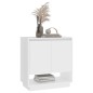 vidaXL Aparador de madera contrachapada blanco 70x41x75 cm vidaXL Aparador de madera contrachapada blanco 70x41x75 cm