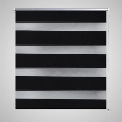 Persiana Cebra 80 x 175cm Negro