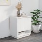 vidaXL Aparador de madera contrachapada blanco 70x41x75 cm vidaXL Aparador de madera contrachapada blanco 70x41x75 cm