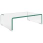 vidaXL Soporte para TV/Elevador monitor cristal claro 40x25x11 cm vidaXL Soporte para TV/Elevador monitor cristal claro 40x25x11 cm