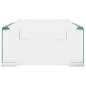 vidaXL Soporte para TV/Elevador monitor cristal claro 40x25x11 cm vidaXL Soporte para TV/Elevador monitor cristal claro 40x25x11 cm