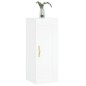vidaXL Armario de pared madera de ingeniería blanco 34,5x34x90 cm vidaXL Armario de pared madera de ingeniería blanco 34,5x34x90 cm