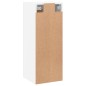 vidaXL Armario de pared madera de ingeniería blanco 34,5x34x90 cm vidaXL Armario de pared madera de ingeniería blanco 34,5x34x90 cm