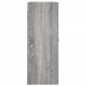 vidaXL Armario de pared madera ingeniería gris Sonoma 69,5x34x90 cm vidaXL Armario de pared madera ingeniería gris Sonoma 69,5x34x90 cm