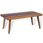 vidaXL Mesa de centro teca y resina 100x50x40 cm vidaXL Mesa de centro teca y resina 100x50x40 cm