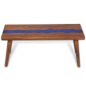 vidaXL Mesa de centro teca y resina 100x50x40 cm vidaXL Mesa de centro teca y resina 100x50x40 cm