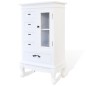 vidaXL Mueble de 5 cajones y 2 estantes blanco vidaXL Mueble de 5 cajones y 2 estantes blanco