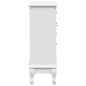 vidaXL Mueble de 5 cajones y 2 estantes blanco vidaXL Mueble de 5 cajones y 2 estantes blanco