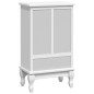 vidaXL Mueble de 5 cajones y 2 estantes blanco vidaXL Mueble de 5 cajones y 2 estantes blanco