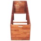 vidaXL Arriate de madera de acacia 150x50x50 cm
