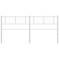 vidaXL Cabecero de metal blanco 180 cm vidaXL Cabecero de metal blanco 180 cm