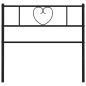vidaXL Cabecero de metal negro 75 cm vidaXL Cabecero de metal negro 75 cm