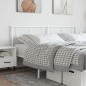vidaXL Cabecero de metal blanco 200 cm vidaXL Cabecero de metal blanco 200 cm