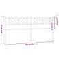 vidaXL Cabecero de metal blanco 200 cm vidaXL Cabecero de metal blanco 200 cm