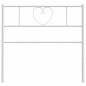 vidaXL Cabecero de metal blanco 80 cm vidaXL Cabecero de metal blanco 80 cm