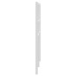 vidaXL Cabecero de metal blanco 140 cm vidaXL Cabecero de metal blanco 140 cm