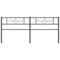 vidaXL Cabecero de metal negro 193 cm vidaXL Cabecero de metal negro 193 cm