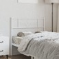vidaXL Cabecero de metal blanco 107 cm vidaXL Cabecero de metal blanco 107 cm
