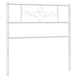 vidaXL Cabecero de metal blanco 107 cm