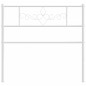 vidaXL Cabecero de metal blanco 107 cm vidaXL Cabecero de metal blanco 107 cm