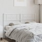 vidaXL Cabecero de metal blanco 150 cm vidaXL Cabecero de metal blanco 150 cm