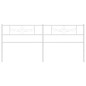 vidaXL Cabecero de metal blanco 180 cm vidaXL Cabecero de metal blanco 180 cm