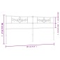 vidaXL Cabecero de metal blanco 180 cm vidaXL Cabecero de metal blanco 180 cm