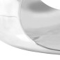 vidaXL Mesa de centro de aluminio fundido 70x70x32 cm plateado