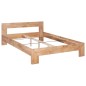 vidaXL Estructura de cama de madera maciza de roble 140x200 cm vidaXL Estructura de cama de madera maciza de roble 140x200 cm