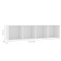 vidaXL Estantería/mueble para TV blanco 143x30x36 cm
