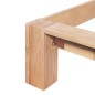 vidaXL Estructura de cama de madera maciza de roble 160x200 cm vidaXL Estructura de cama de madera maciza de roble 160x200 cm