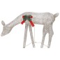 vidaXL Familia renos de Navidad malla dorada blanco cálido 270x7x90 cm vidaXL Familia renos de Navidad malla dorada blanco cálido 270x7x90 cm