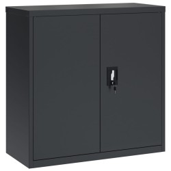 vidaXL Armario archivador de acero gris antracita 90x40x90 cm