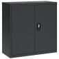 vidaXL Armario archivador de acero gris antracita 90x40x90 cm