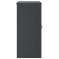 vidaXL Armario archivador de acero gris antracita 90x40x90 cm
