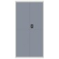 vidaXL Armario archivador acero gris claro y gris oscuro 90x40x180 cm vidaXL Armario archivador acero gris claro y gris oscuro 90x40x180 cm