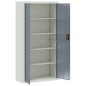 vidaXL Armario archivador acero gris claro y gris oscuro 90x40x180 cm vidaXL Armario archivador acero gris claro y gris oscuro 90x40x180 cm