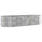vidaXL Jardinera arriate acero recubrimiento polvo plata 322x100x68 cm vidaXL Jardinera arriate acero recubrimiento polvo plata 322x100x68 cm