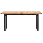 vidaXL Set comedor jardín 7 pzas ratán sintético y madera acacia gris vidaXL Set comedor jardín 7 pzas ratán sintético y madera acacia gris