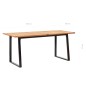 vidaXL Set comedor jardín 7 pzas ratán sintético y madera acacia gris vidaXL Set comedor jardín 7 pzas ratán sintético y madera acacia gris