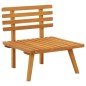 vidaXL Silla de jardín con cojines madera maciza de acacia vidaXL Silla de jardín con cojines madera maciza de acacia