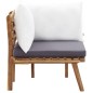 vidaXL Juego de muebles de jardín 5 pzas madera maciza de acacia vidaXL Juego de muebles de jardín 5 pzas madera maciza de acacia